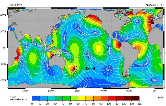 Les marées quasi uniques au monde de Tahiti