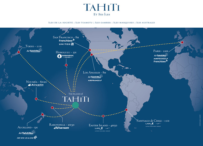Les compagnies aériennes qui desservent Tahiti et ses îles