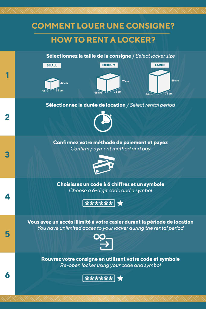 La consigne à bagages de l'aéroport de Tahiti Faa'a La consigne à bagages de l'aéroport de Tahiti Faa'a