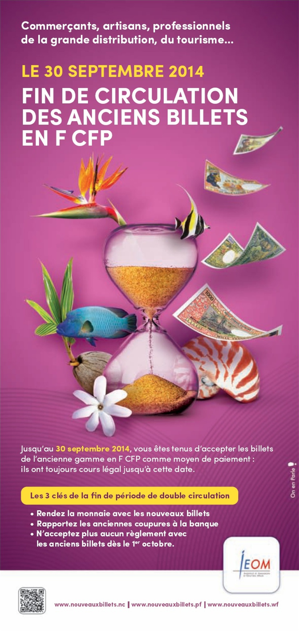 FIN DE CIRCULATION DES ANCIENS BILLETS EN F CFP FIN DE CIRCULATION DES ANCIENS BILLETS EN F CFP