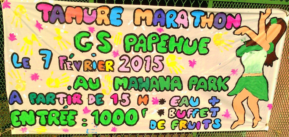 Venez rire et danser au Tamure Marathon, samedi 7 février 2015.