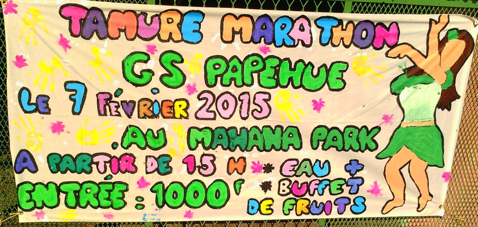 Venez rire et danser au Tamure Marathon, samedi 7 février 2015. Venez rire et danser au Tamure Marathon, samedi 7 février 2015.