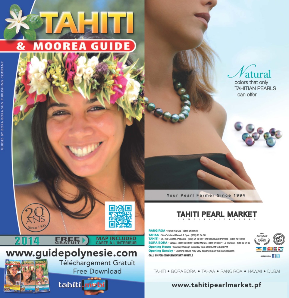 Edition 2015 du guide de Tahiti - présentation générale