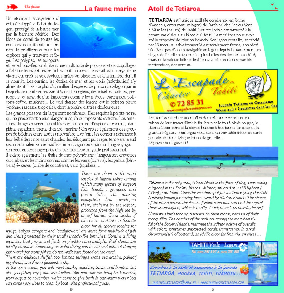 Edition 2015 du guide de Tahiti - présentation générale