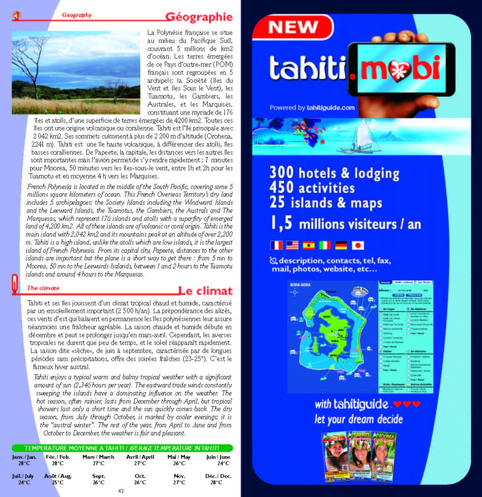 Edition 2015 du guide de Tahiti - présentation générale