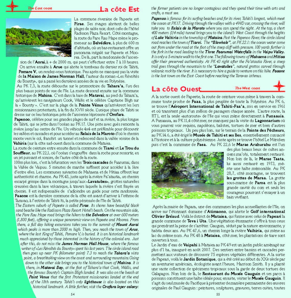 Edition 2015 du guide de Tahiti - visite de Tahiti