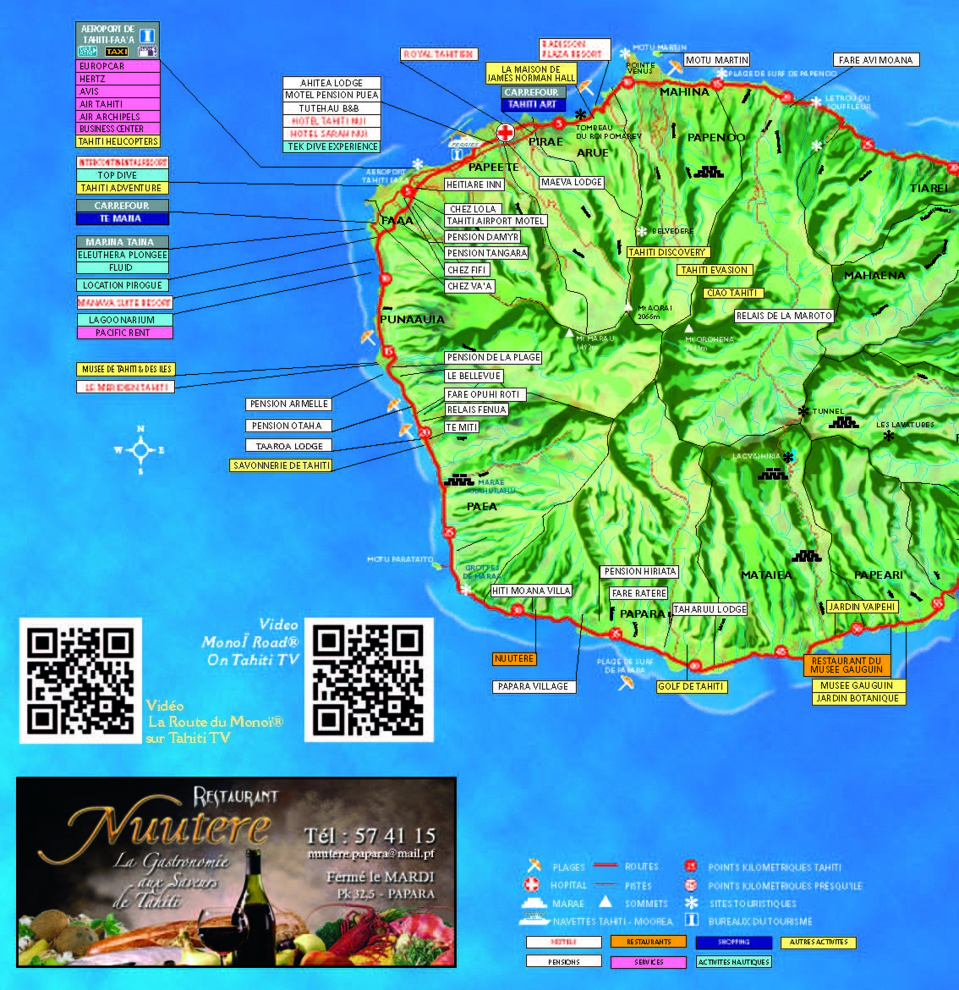 Edition 2015 du guide de Tahiti - visite de Tahiti
