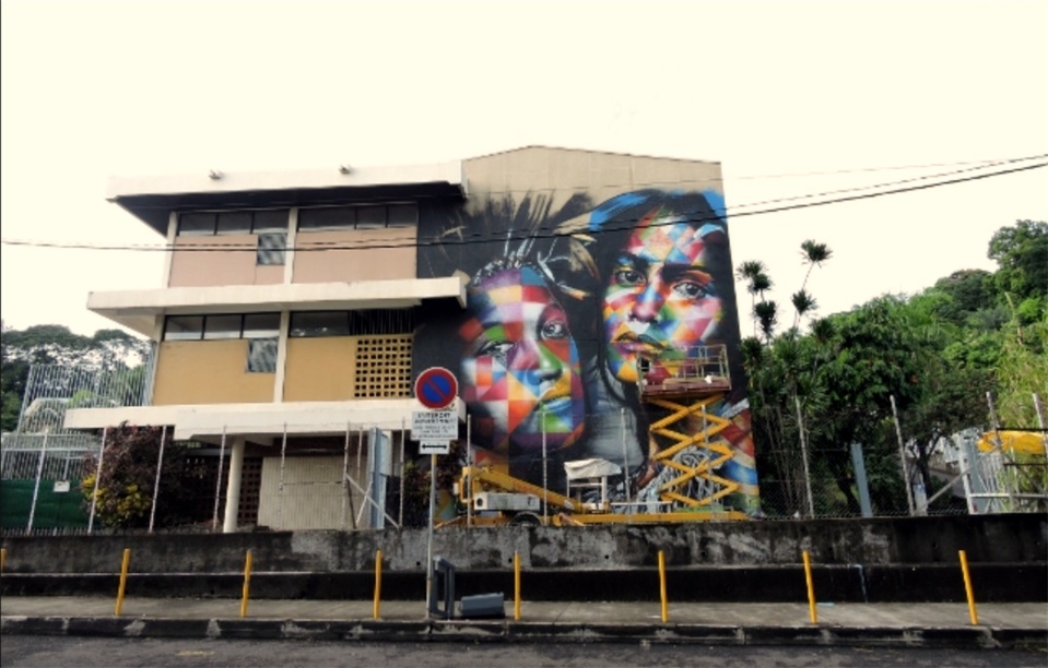 Fresque d'ensemble - Tane et Vahine - Papeete