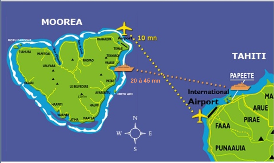 Comment aller de Tahiti vers Moorea. Comment aller de Tahiti vers Moorea.