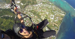Activités dans le ciel de Tahiti
