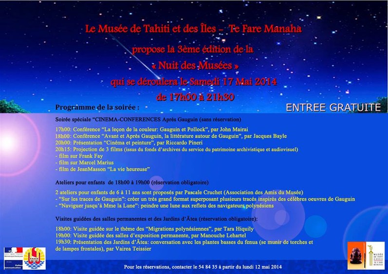 La 3 ème édition de "la nuit des musée" au Musée de Tahiti et des îles