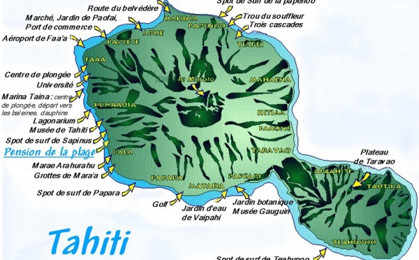 L'île de Tahiti