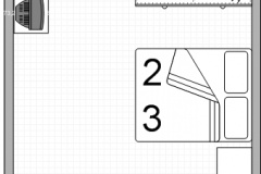 Chambre triple