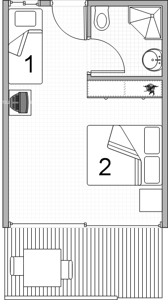 Chambre twin